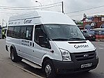 Бесплатный автобус Genser в пункт аренды автомобилей АрендаАвто-Орл на Новорязанском шоссе